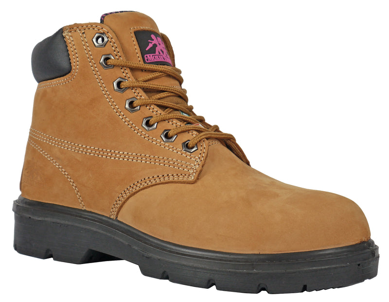 Alice 6" Tan Steel Toe