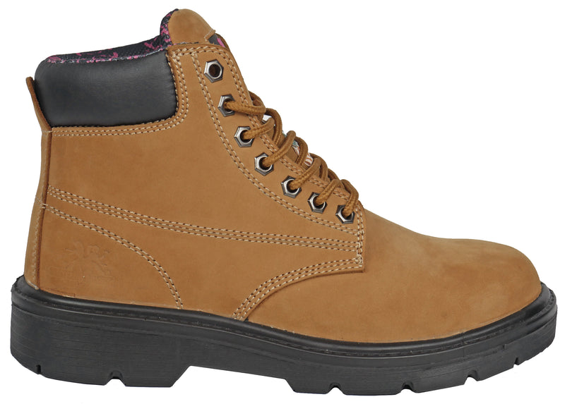 Alice 6" Tan Steel Toe